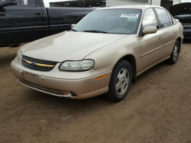 1G1NE52J82M538718 - 2002 CHEVROLET MALIBU LS Бежевый фото 2