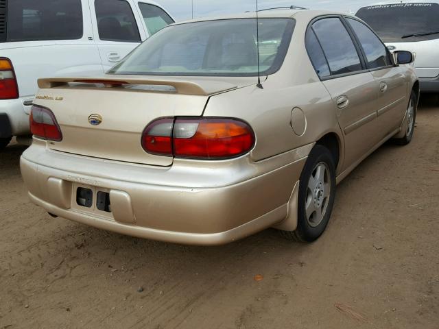 1G1NE52J82M538718 - 2002 CHEVROLET MALIBU LS Бежевый фото 4