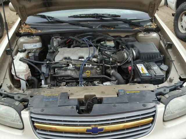 1G1NE52J82M538718 - 2002 CHEVROLET MALIBU LS Бежевый фото 7