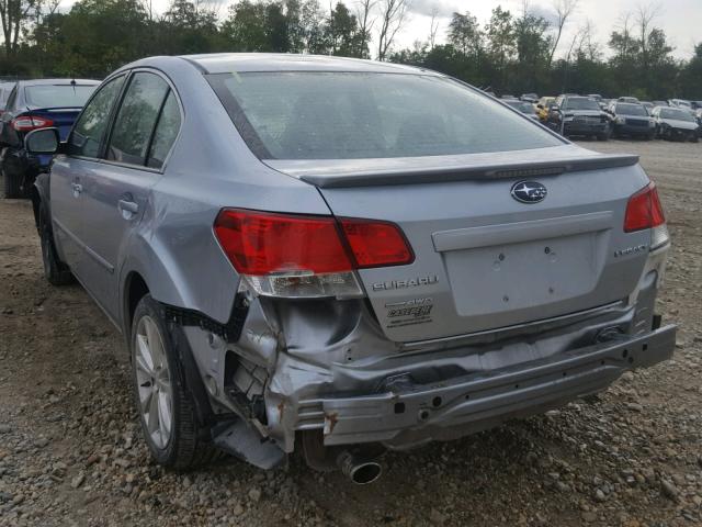 4S3BMCC69D3039124 - 2013 SUBARU LEGACY 2.5 BLUE photo 3