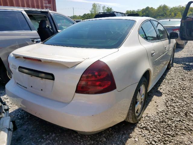 2G2WP552281124644 - 2008 PONTIAC GRAND PRIX WHITE photo 4