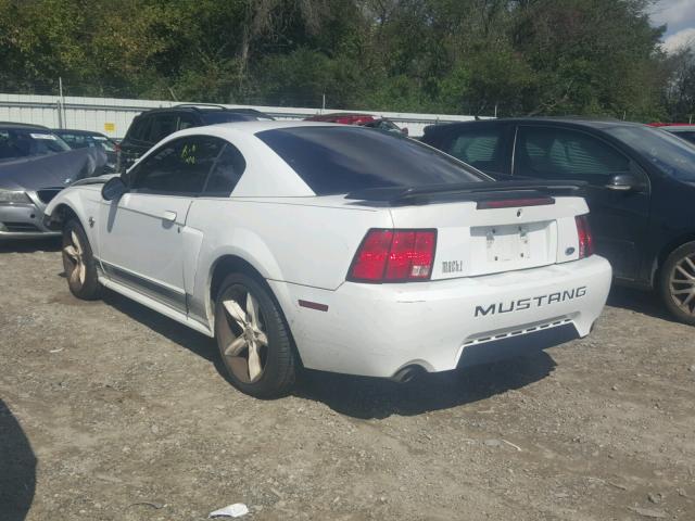 1FAFP42R04F197673 - 2004 FORD MUSTANG MA WHITE photo 3