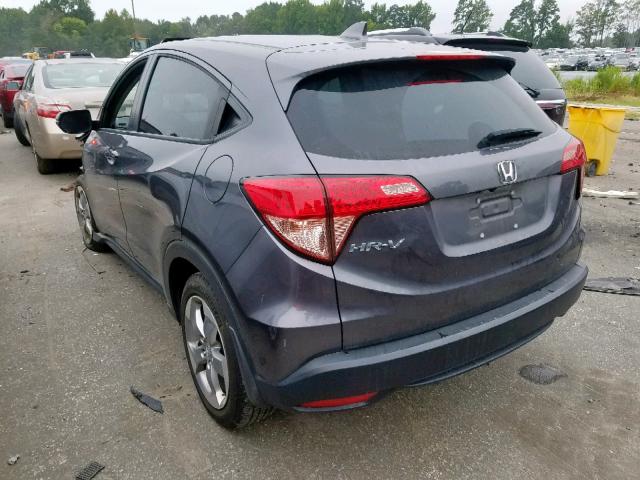 3CZRU5H50GM753716 - 2016 HONDA HR-V EX GRAY photo 3