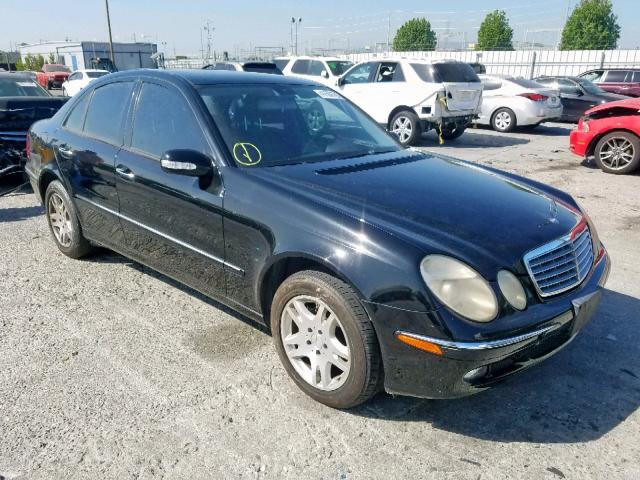 WDBUF56J36A739376 - 2006 MERCEDES-BENZ E 350 BLACK photo 1