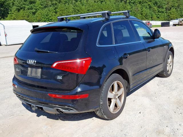 WA1WKAFP4BA063186 - 2011 AUDI Q5 PRESTIG BLACK photo 4