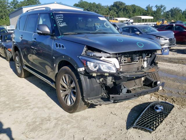 JN8AZ2NF6H9642396 - 2017 INFINITI QX80 BASE GRAY photo 1