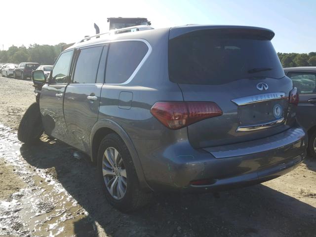 JN8AZ2NF6H9642396 - 2017 INFINITI QX80 BASE GRAY photo 3