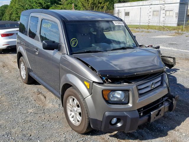 5J6YH28777L015347 - 2007 HONDA ELEMENT EX GRAY photo 1