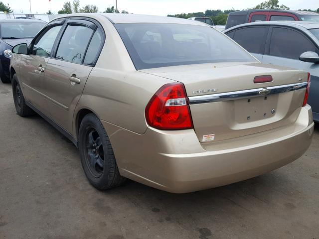 1G1ZS53F86F277315 - 2006 CHEVROLET MALIBU LS 棕色 照片 3