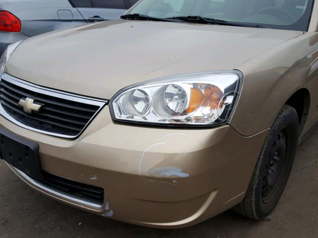 1G1ZS53F86F277315 - 2006 CHEVROLET MALIBU LS 棕色 照片 9