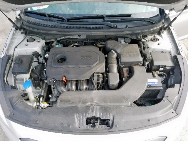 5NPE34AF7FH239161 - 2015 HYUNDAI SONATA SPO SILVER photo 7