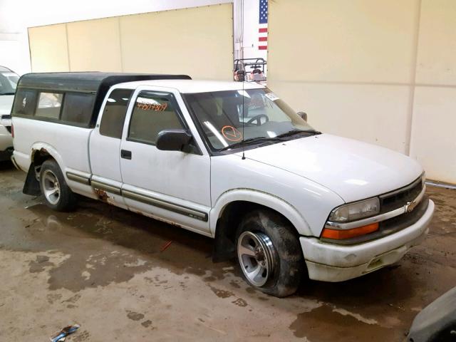 1GCCS195418142642 - 2001 CHEVROLET .S10 WHITE photo 1