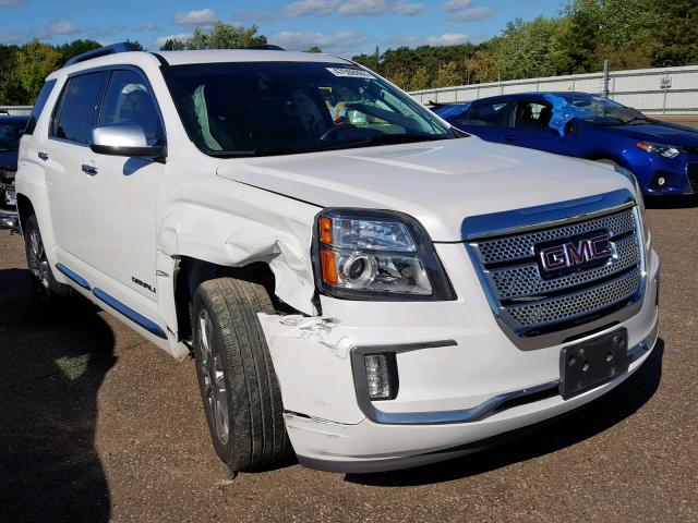 2GKFLVE3XG6280677 - 2016 GMC TERRAIN DE WHITE photo 1