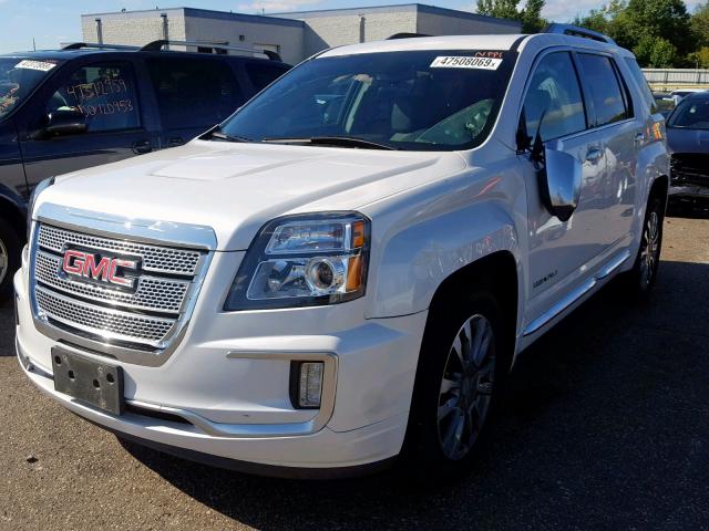 2GKFLVE3XG6280677 - 2016 GMC TERRAIN DE WHITE photo 2