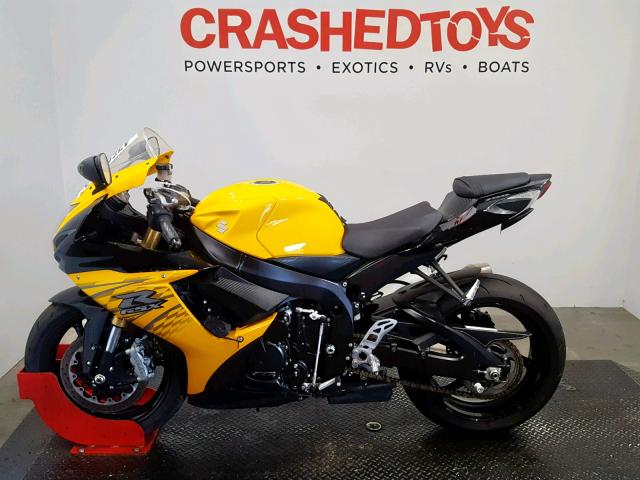 JS1GR7MA7C2100616 - 2012 SUZUKI GSX750 YELLOW photo 1