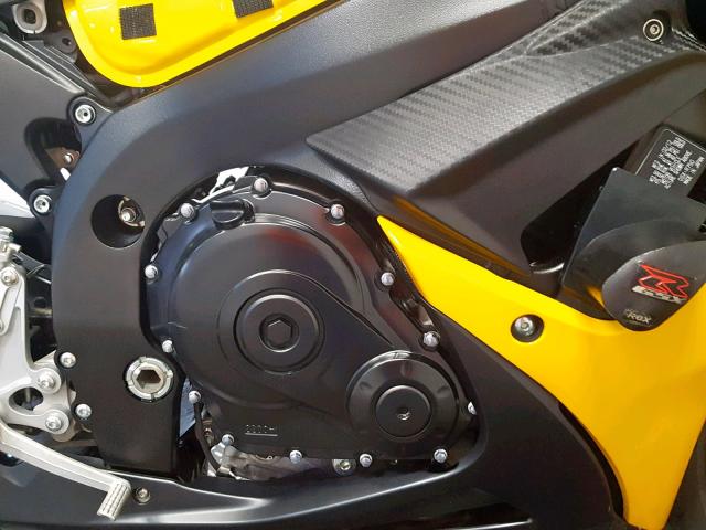 JS1GR7MA7C2100616 - 2012 SUZUKI GSX750 YELLOW photo 5