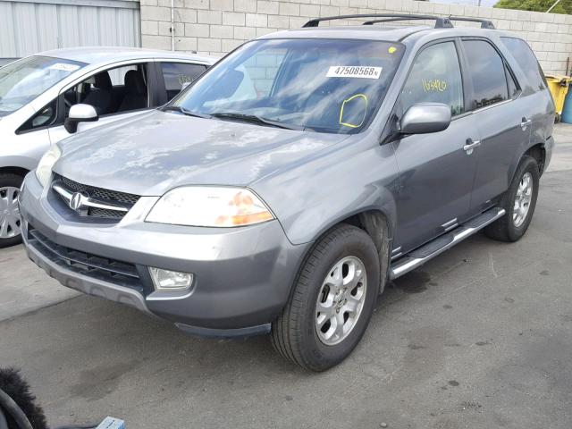 2HNYD18661H531457 - 2001 ACURA MDX TOURIN GRAY photo 2