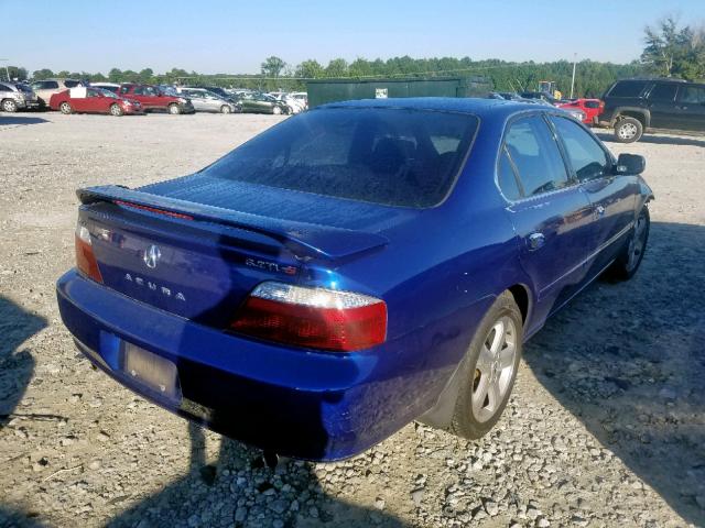 19UUA56812A009894 - 2002 ACURA 3.2TL TYPE BLUE photo 4