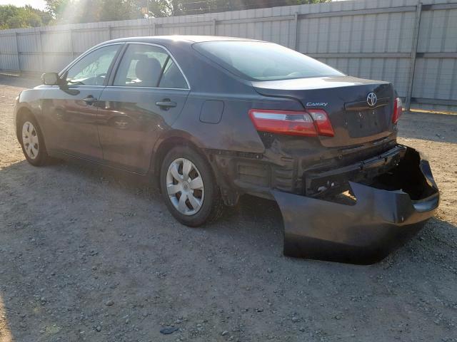 4T1BE46K07U187233 - 2007 TOYOTA CAMRY CE GRAY photo 3