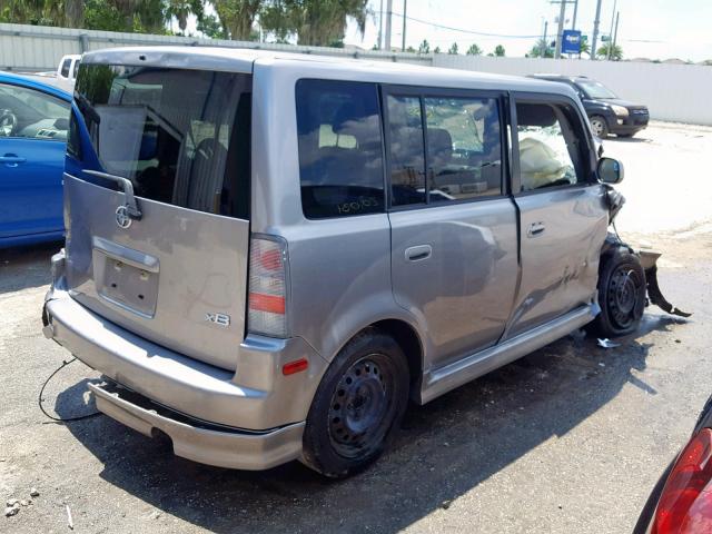 JTLKT324654025457 - 2005 TOYOTA SCION XB 灰色 照片 4