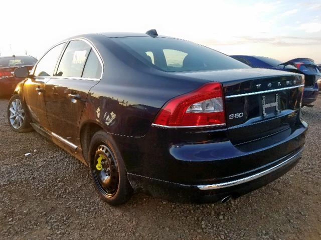 YV1952AS6E1181038 - 2014 VOLVO S80 3.2 BLACK photo 3