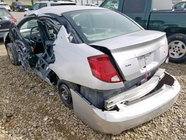 1G8AJ52F45Z114791 - 2005 SATURN ION LEVEL SILVER photo 3