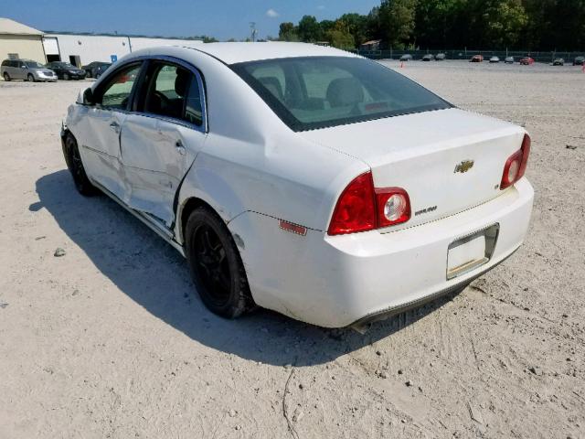 1G1ZH57B29F215385 - 2009 CHEVROLET MALIBU 1LT 白色 照片 3