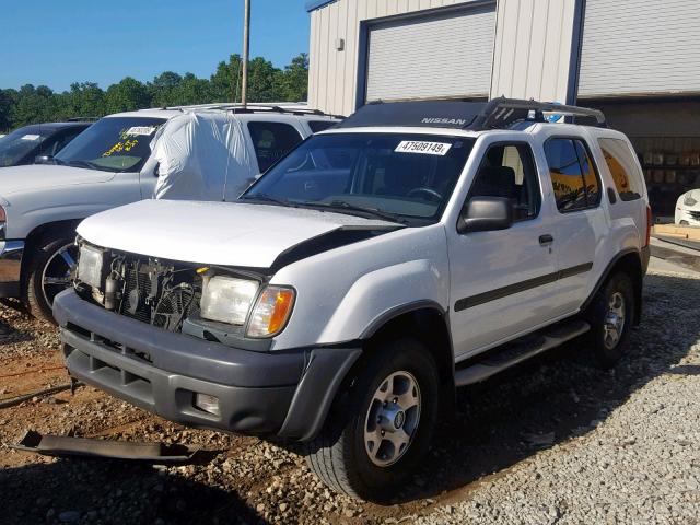 5N1ED28T6YC535778 - 2000 NISSAN XTERRA XE WHITE photo 2