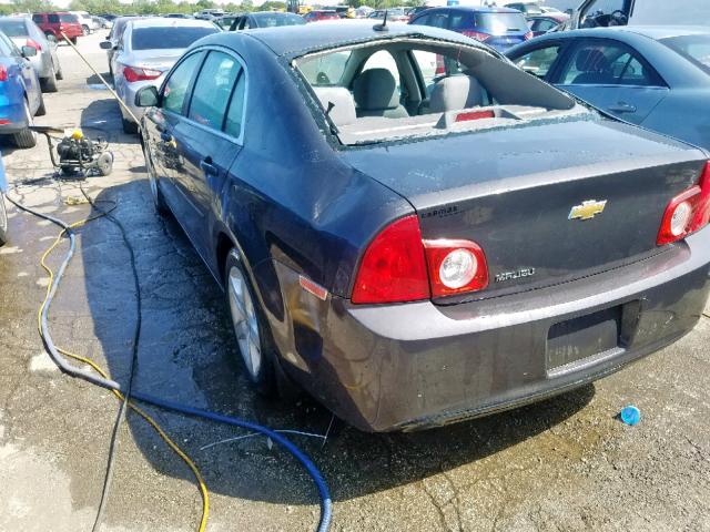 1G1ZB5E18BF257139 - 2011 CHEVROLET MALIBU LS CHARCOAL photo 3