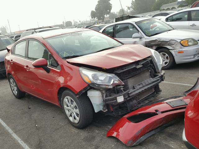 KNADM4A39F6529004 - 2015 KIA RIO LX RED photo 1