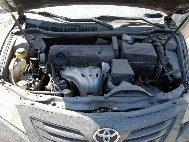 4T1BE46K79U840272 - 2009 TOYOTA CAMRY BASE GRAY photo 7