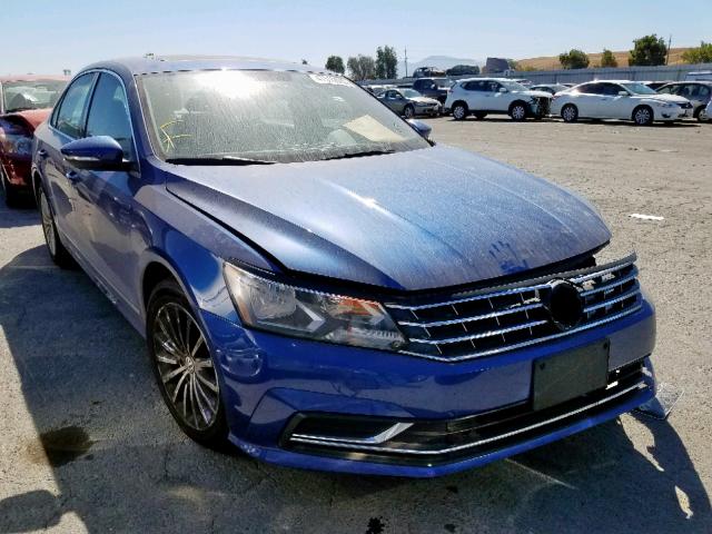 1VWBT7A37GC031933 - 2016 VOLKSWAGEN PASSAT SE BLUE photo 1