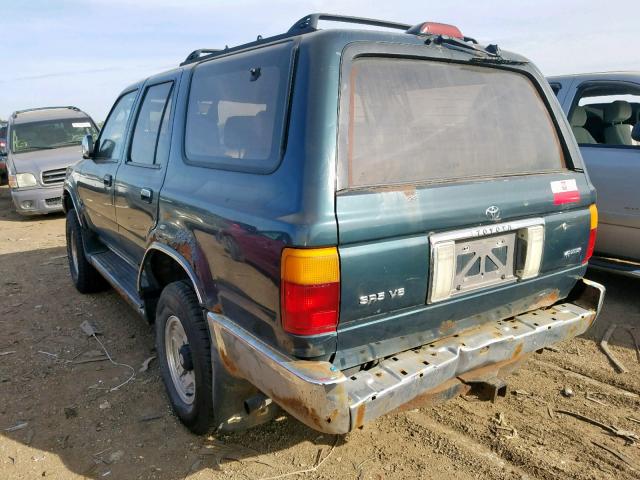 JT3VN39W1R0168697 - 1994 TOYOTA 4RUNNER VN GREEN photo 3