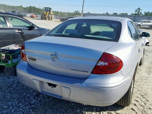 2G4WC532951296719 - 2005 BUICK LACROSSE C SILVER photo 4