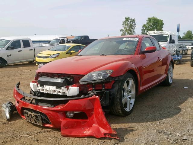 JM1FE173X70212271 - 2007 MAZDA RX8 RED photo 2