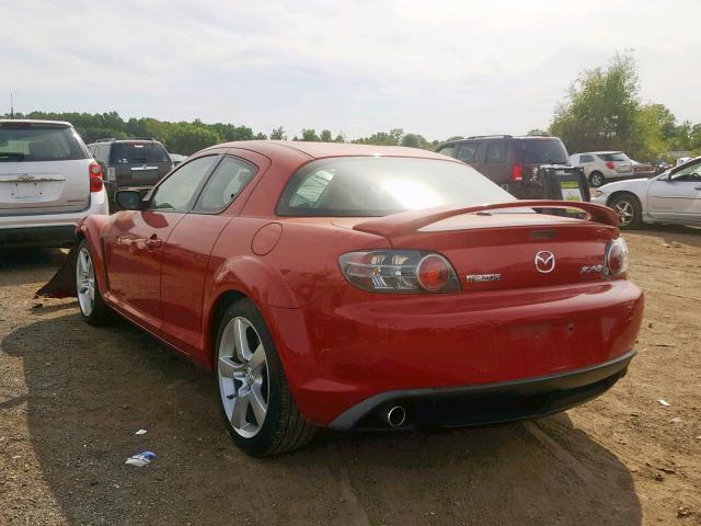 JM1FE173X70212271 - 2007 MAZDA RX8 RED photo 3