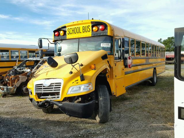 1BAKJCBA4FF312030 - 2015 BLUE BIRD SCHOOL BUS YELLOW photo 2