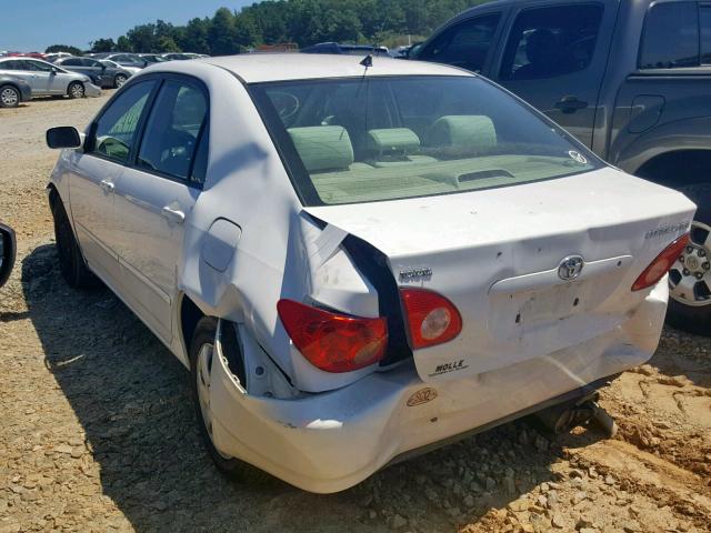 2T1BR32E77C783536 - 2007 TOYOTA COROLLA SE WHITE photo 3