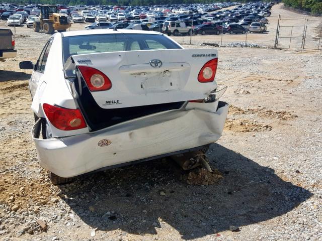 2T1BR32E77C783536 - 2007 TOYOTA COROLLA SE WHITE photo 9