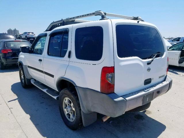 5N1ED28T71C576622 - 2001 NISSAN XTERRA XE WHITE photo 3