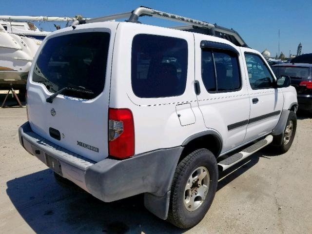 5N1ED28T71C576622 - 2001 NISSAN XTERRA XE WHITE photo 4