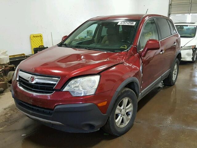 3GSCL33PX8S658867 - 2008 SATURN VUE XE RED photo 2