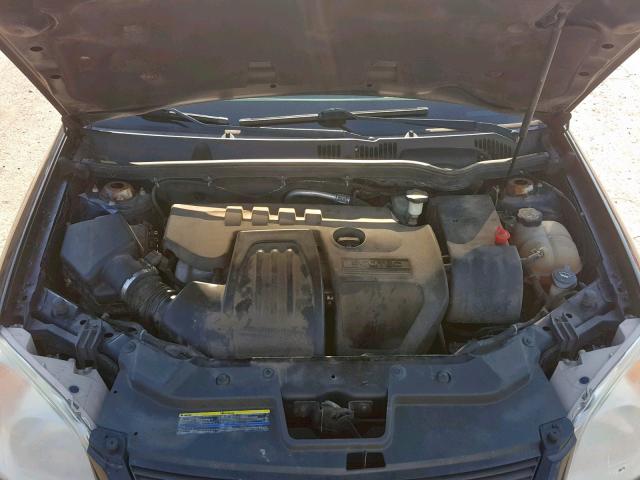 1G1AL15F367813307 - 2006 CHEVROLET COBALT LT BLACK photo 7