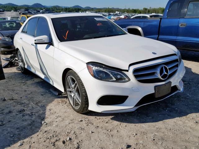 WDDHF8JB1GB247919 - 2016 MERCEDES-BENZ E 350 4MAT WHITE photo 1