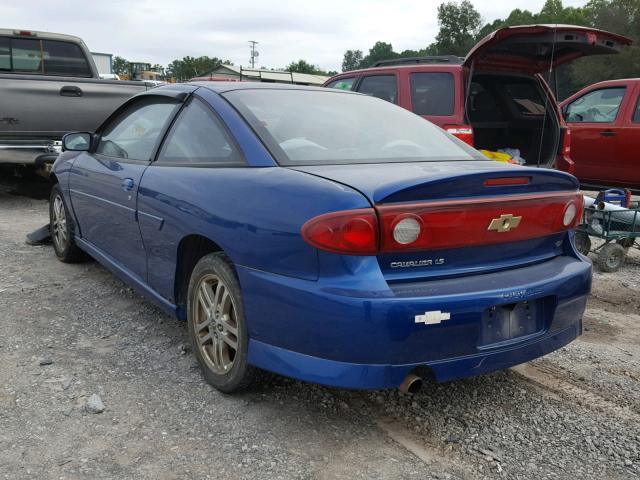 1G1JH12F547237870 - 2004 CHEVROLET CAVALIER L BLUE photo 3