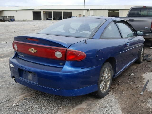 1G1JH12F547237870 - 2004 CHEVROLET CAVALIER L BLUE photo 4