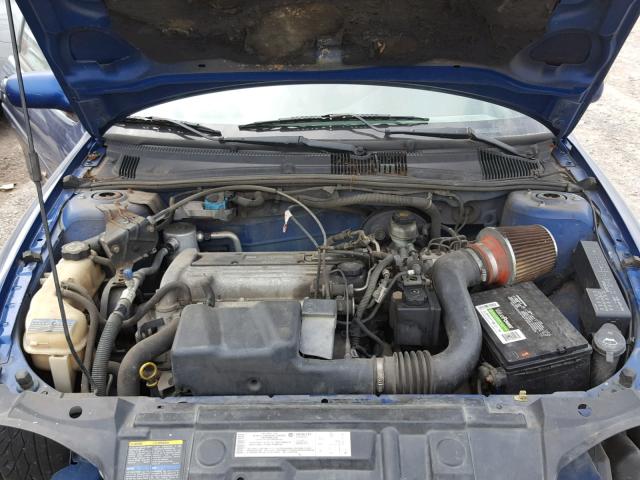 1G1JH12F547237870 - 2004 CHEVROLET CAVALIER L BLUE photo 7