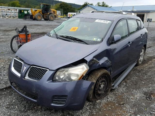 5Y2SM67049Z432699 - 2009 PONTIAC VIBE BLUE photo 2