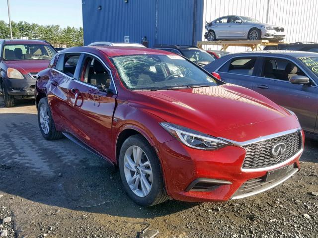 SJKCH5CP5JA005795 - 2018 INFINITI QX30 BASE RED photo 1