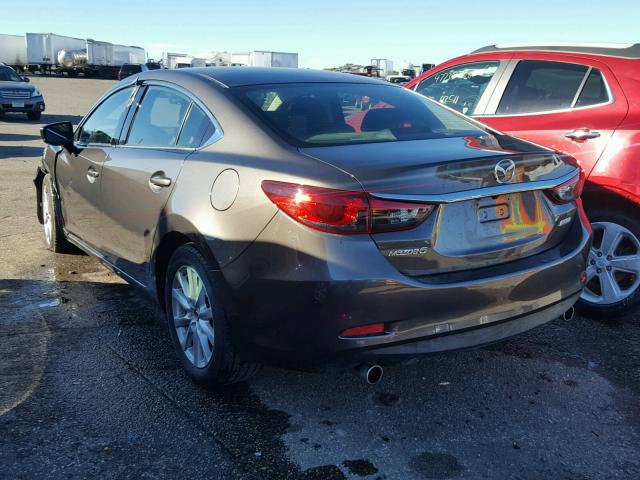 JM1GL1U53H1101296 - 2017 MAZDA 6 SPORT BROWN photo 3